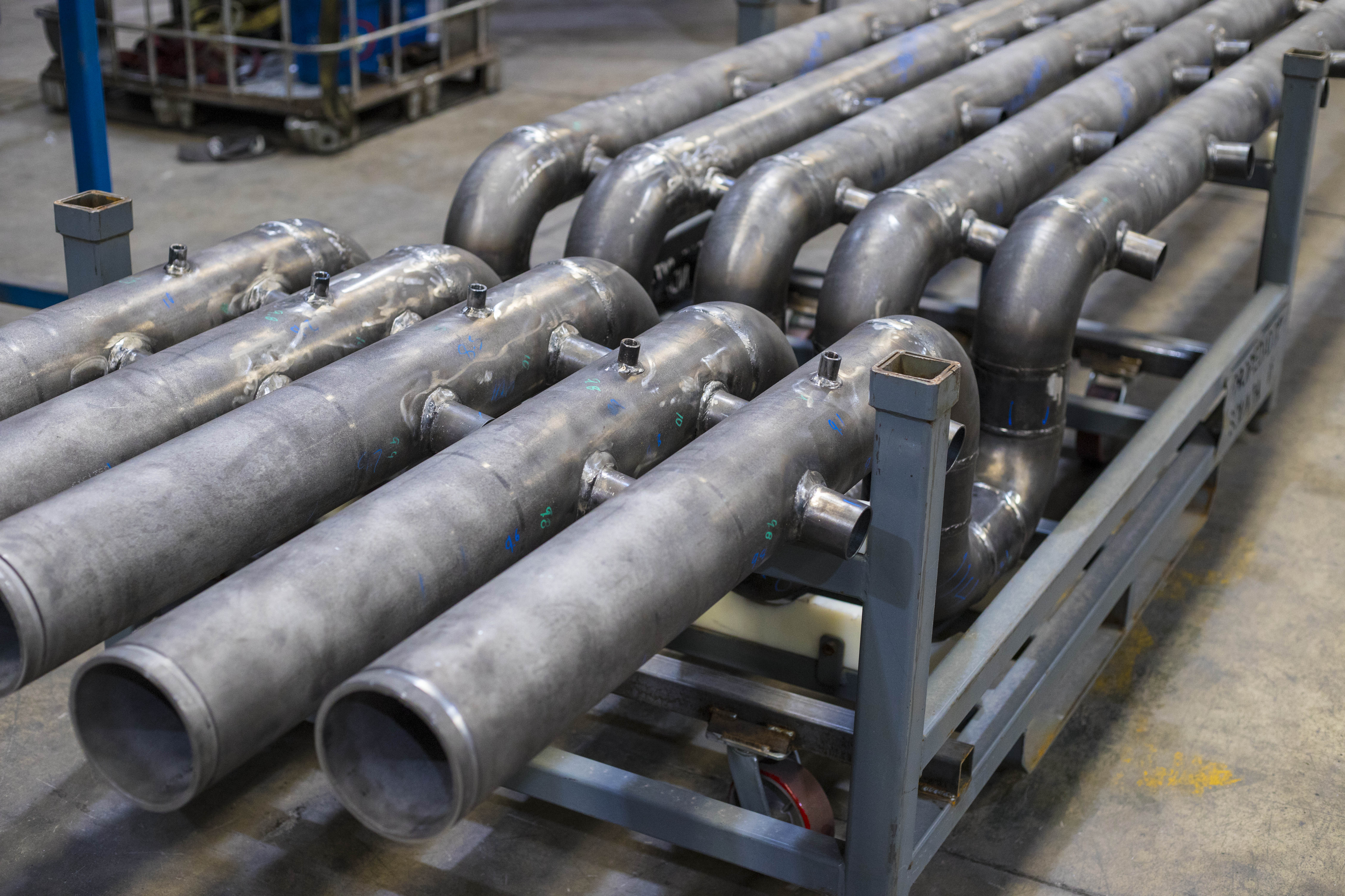 Tube sheet machining